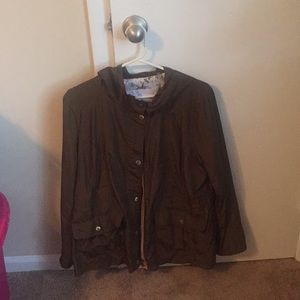 Jessica Simpson Short Hooded Raincoat